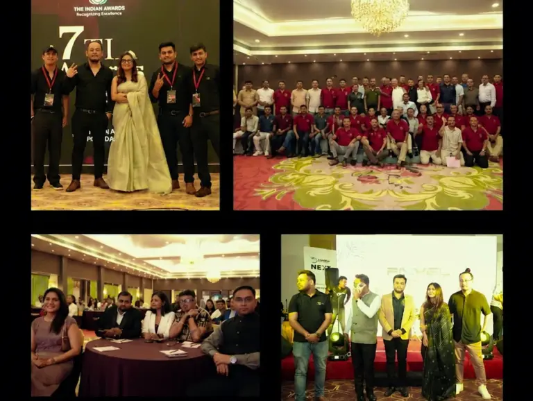 Attendees in a corporate event, arranged by pixxelmonk