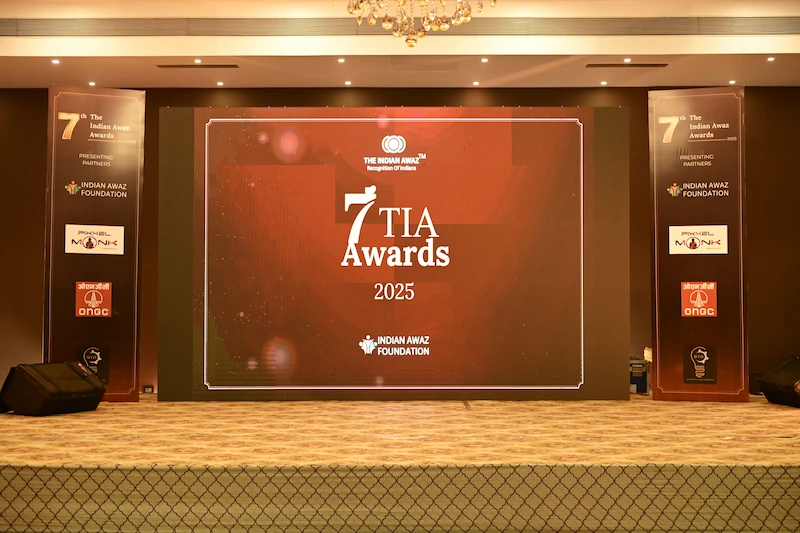 2025 TIA award show stage organised by pixxelmonk