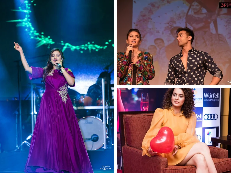 celebrities for an event co partnered by pixxelmonk